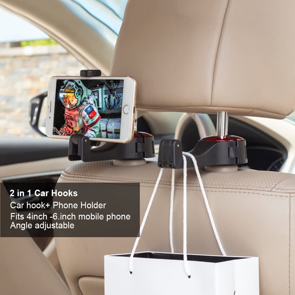2 in 1 Car Headrest Hook (Buy 1 Get 1 Free)