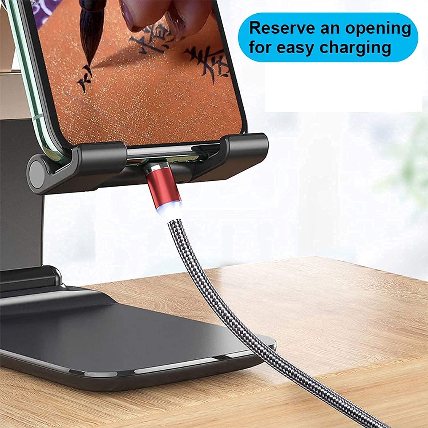 Desk Phone Holder Foldable, Small and Flexible