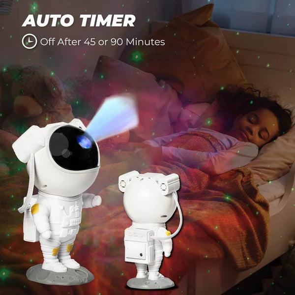 Astronaut Star Galaxy Projector Light - With Timer and Remote