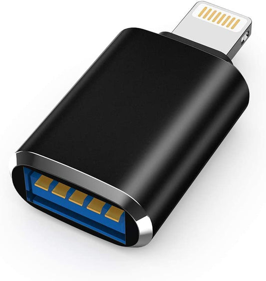 USB Flash Drive Data Transfer Adaptor - Compatible for iPhone (iOS devices)