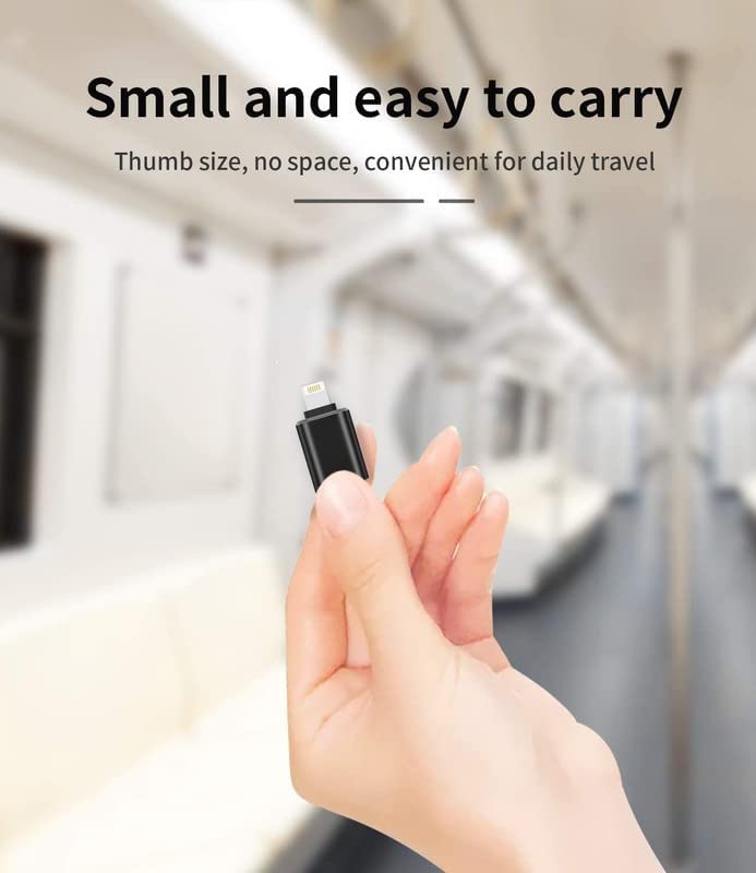 USB Flash Drive Data Transfer Adaptor - Compatible for iPhone (iOS devices)